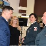 Burmistrz wita gości.