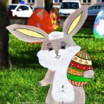 Piękne ozdoby w parku miejskim.