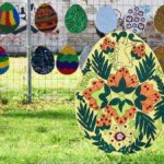 Piękne ozdoby w parku miejskim.