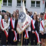 Uroczystości trzeciomajowe na terenie miasta.