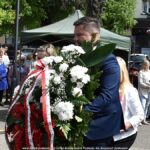 Uroczystości trzeciomajowe na terenie miasta.