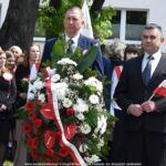 Uroczystości trzeciomajowe na terenie miasta.