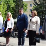 Uroczystości trzeciomajowe na terenie miasta.