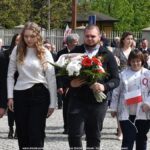 Uroczystości trzeciomajowe na terenie miasta.