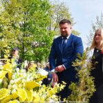 Uroczystości trzeciomajowe na terenie miasta.