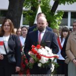 Uroczystości trzeciomajowe na terenie miasta.