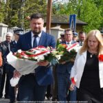 Uroczystości trzeciomajowe na terenie miasta.