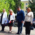 Uroczystości trzeciomajowe na terenie miasta.