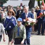 Uroczystości trzeciomajowe na terenie miasta.