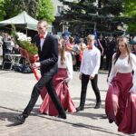 Uroczystości trzeciomajowe na terenie miasta.