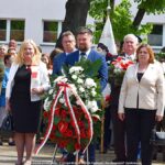 Uroczystości trzeciomajowe na terenie miasta.