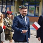 Uroczystości trzeciomajowe na terenie miasta.