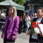 Uroczystości trzeciomajowe na terenie miasta.