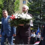 Uroczystości trzeciomajowe na terenie miasta.