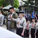 Uroczystości trzeciomajowe na terenie miasta.