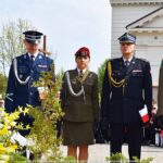 Uroczystości trzeciomajowe na terenie miasta.