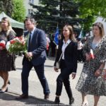 Uroczystości trzeciomajowe na terenie miasta.