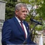 Uroczystości trzeciomajowe na terenie miasta.