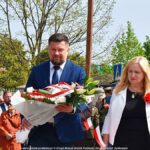 Uroczystości trzeciomajowe na terenie miasta.