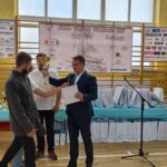 Wręczanie nagród podczas finału majówki modelarskiej.