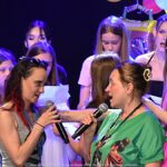 Festiwal młodych wokalistów Podlaska Nuta na scenie domu kultury.