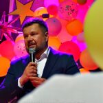 Festiwal młodych wokalistów Podlaska Nuta na scenie domu kultury.