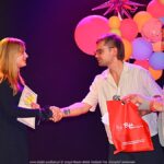 Festiwal młodych wokalistów Podlaska Nuta na scenie domu kultury.