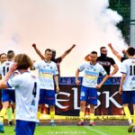 Mecz czwartej ligi seniorów piłki nożnej.