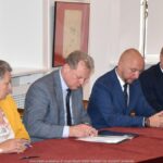 Uroczystość podpisania umów w bielskim ratuszu.