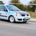 Rajd samochodowy ulicami miasta.