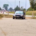 Rajd samochodowy ulicami miasta.