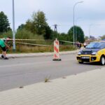 Rajd samochodowy ulicami miasta.