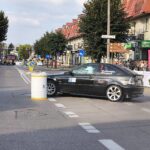 Rajd samochodowy ulicami miasta.