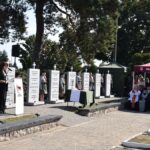 Uroczystości na cmentarzu wojennym.