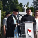 Uroczystości na cmentarzu wojennym.