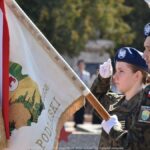 Uroczystości na cmentarzu wojennym.