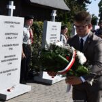 Uroczystości na cmentarzu wojennym.