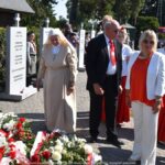 Uroczystości na cmentarzu wojennym.