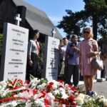 Uroczystości na cmentarzu wojennym.