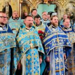 Uroczystości jubileuszowe w cerkwi.