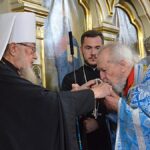 Uroczystości jubileuszowe w cerkwi.