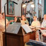 Uroczystości jubileuszowe w cerkwi.