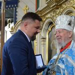 Uroczystości jubileuszowe w cerkwi.