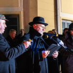 Uroczystości na placu przed ratuszem.