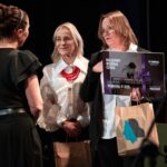 Wręczania nagród na scenie.