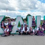 Zdjęcie członków zespołu podczas festiwalu.