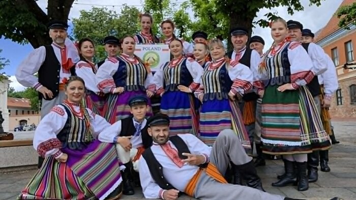 Zdjęcie członków zespołu podczas festiwalu.