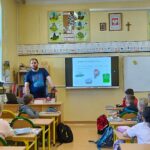 Zajęcia edukacyjne w szkole.